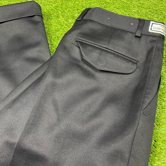 Vintage YSL Yves Saint Laurent 100% wool trousers in navy blue colour - Picture 14 of 14